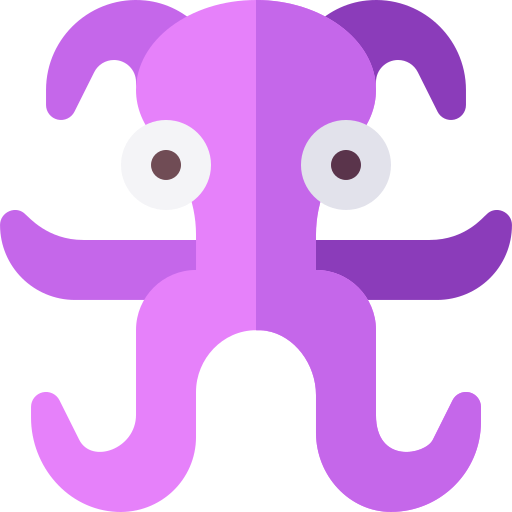 kraken Basic Rounded Flat icono
