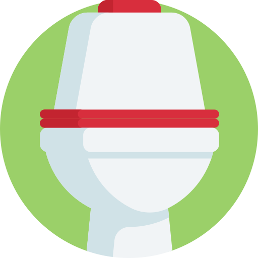 toaleta Detailed Flat Circular Flat ikona