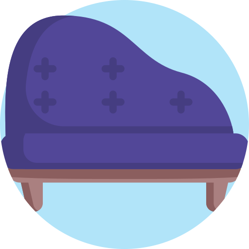 Sofa Detailed Flat Circular Flat icon