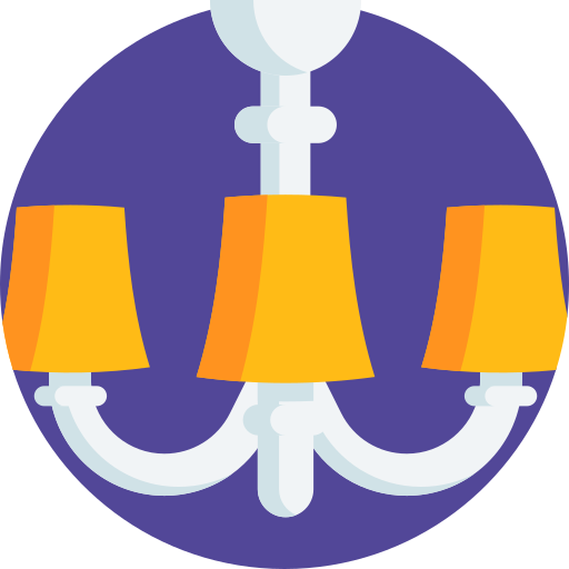 lámpara de techo Detailed Flat Circular Flat icono