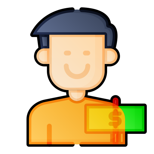 Cashier Generic Outline Color icon