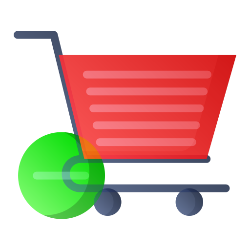 carrito de compras Generic Flat Gradient icono