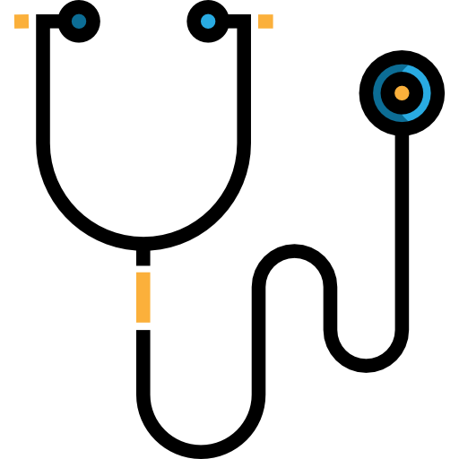 Stethoscope Detailed Straight Lineal color icon