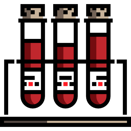 badanie krwi Detailed Straight Lineal color ikona