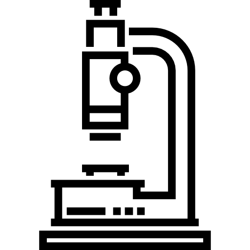 Microscope Detailed Straight Lineal icon