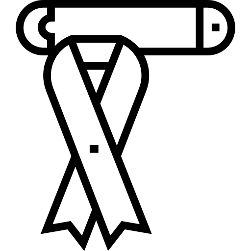 리본 Detailed Straight Lineal icon