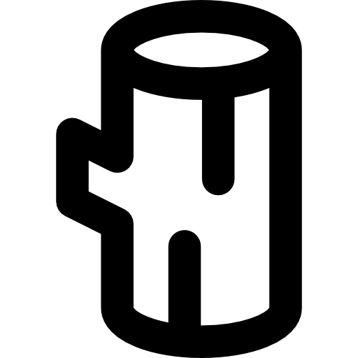 통나무 Basic Rounded Lineal icon