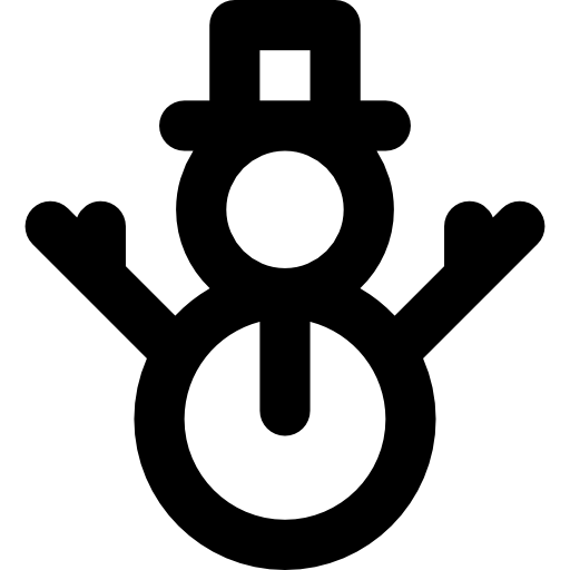 bałwan Basic Rounded Lineal ikona