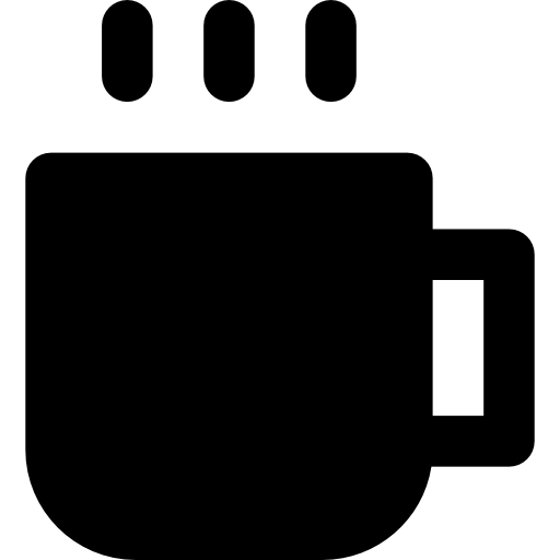 bebida caliente Basic Rounded Filled icono