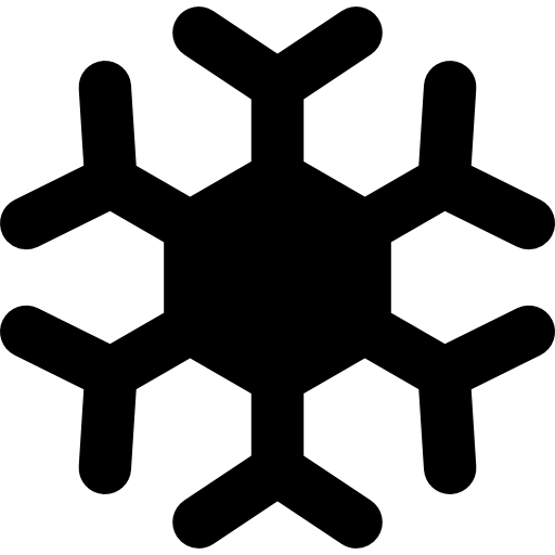 copo de nieve Basic Rounded Filled icono