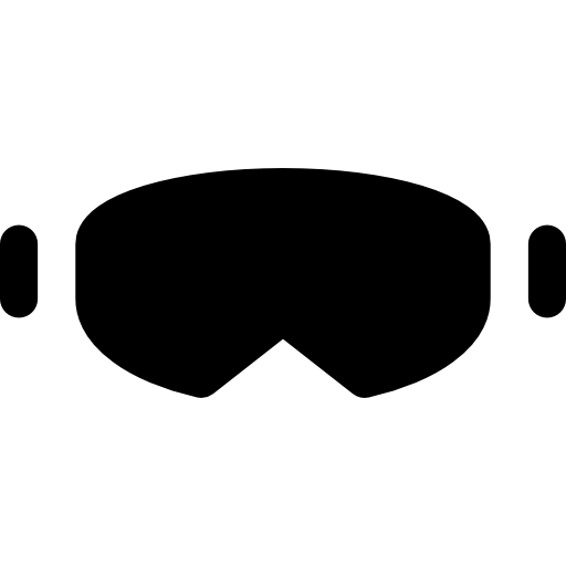occhiali Basic Rounded Filled icona