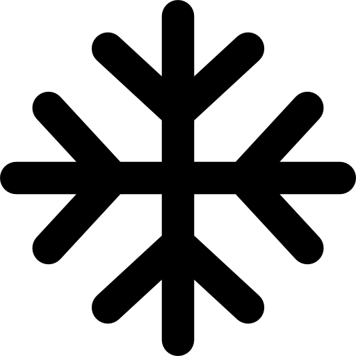 Śnieg Basic Rounded Filled ikona