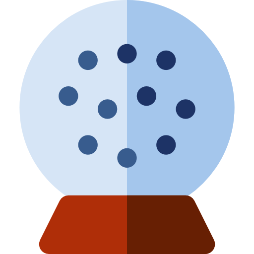 globo di neve Basic Rounded Flat icona
