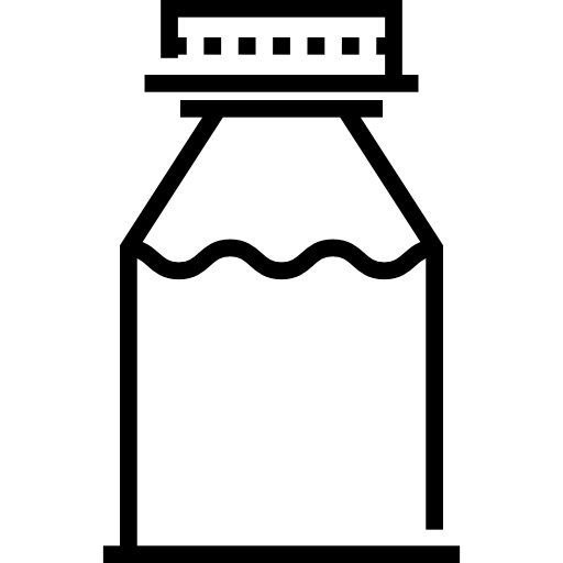 mleko Detailed Straight Lineal ikona