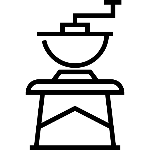 moulin à café Detailed Straight Lineal Icône