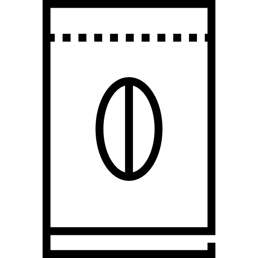 Пакетик кофе Detailed Straight Lineal иконка