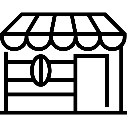 Coffee shop Detailed Straight Lineal icon