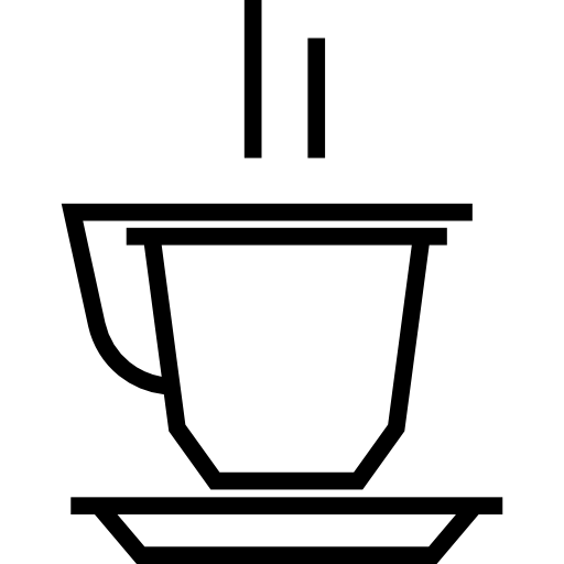 espresso Detailed Straight Lineal ikona