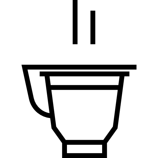 tazza di caffè Detailed Straight Lineal icona