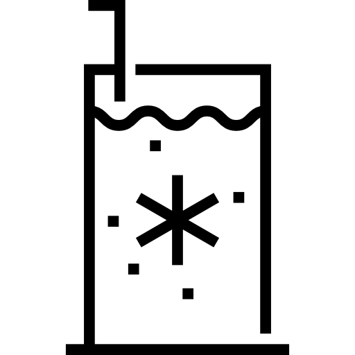 caffè ghiacciato Detailed Straight Lineal icona