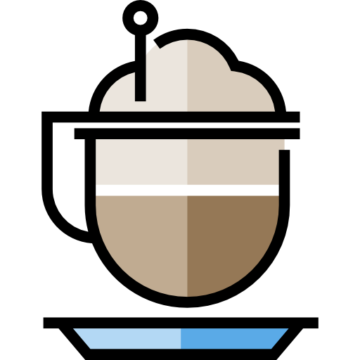 filiżanka kawy Detailed Straight Lineal color ikona