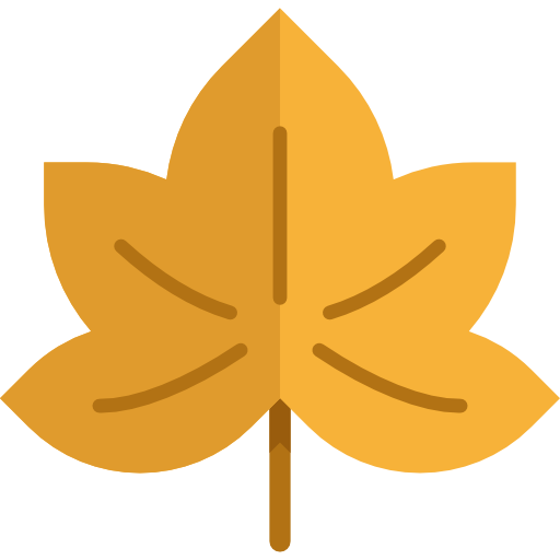 esdoorn blad Special Flat icoon