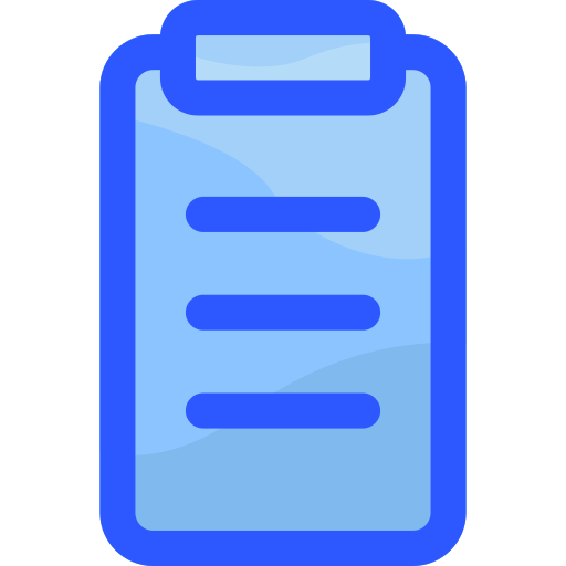 Clipboard Vitaliy Gorbachev Blue icon