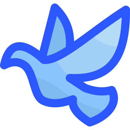 vogel Vitaliy Gorbachev Blue icoon