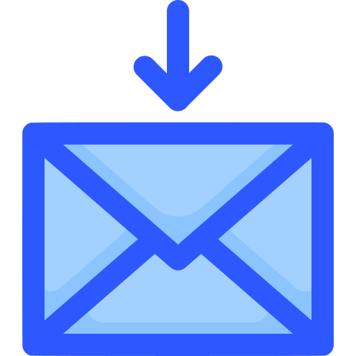posteingang mail Vitaliy Gorbachev Blue icon