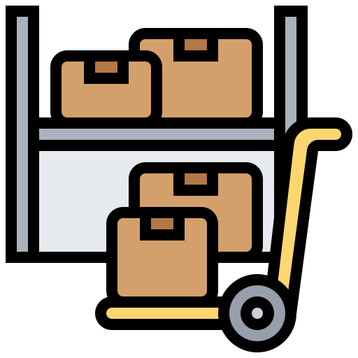 Warehouse Meticulous Lineal Color icon