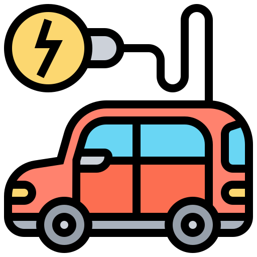 Electric vehicle Meticulous Lineal Color icon