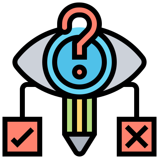 Observation Meticulous Lineal Color icon