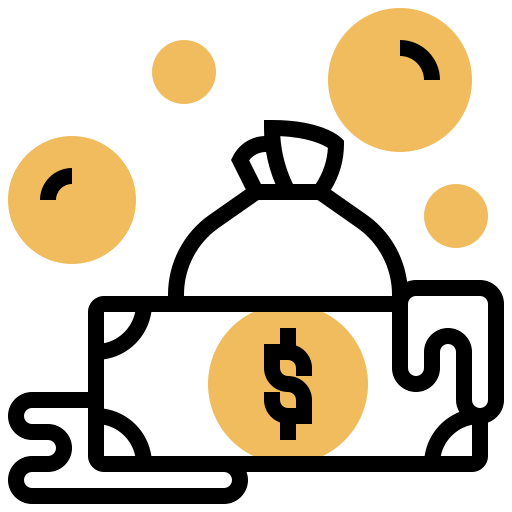 geld Meticulous Yellow shadow icoon
