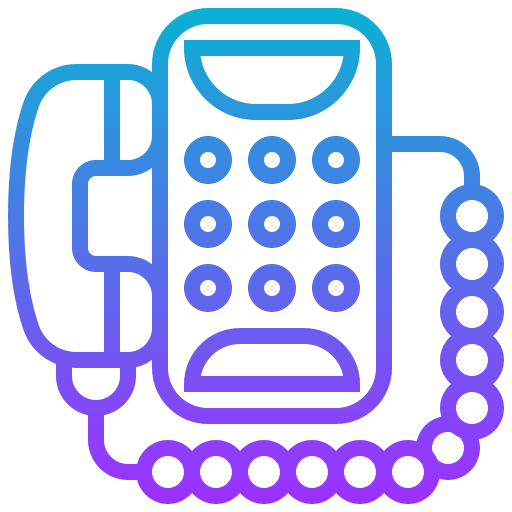 Telephone Meticulous Gradient icon