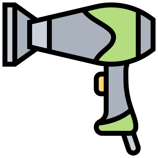 Hair dryer Meticulous Lineal Color icon