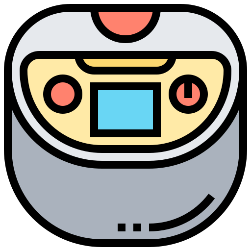 Rice cooker Meticulous Lineal Color icon