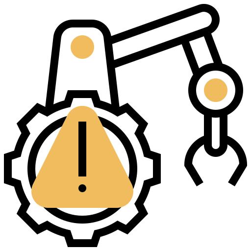 advertencia Meticulous Yellow shadow icono