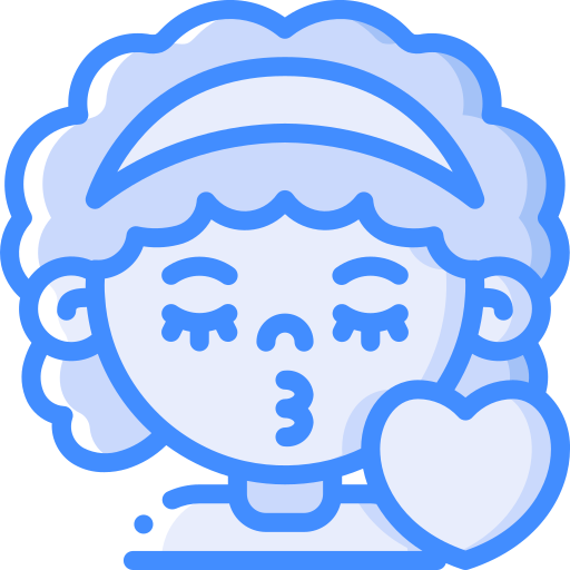 niña Basic Miscellany Blue icono
