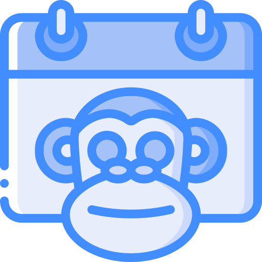 猿 Basic Miscellany Blue icon