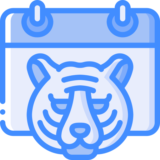 虎 Basic Miscellany Blue icon