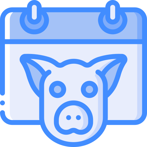 Pig Basic Miscellany Blue icon