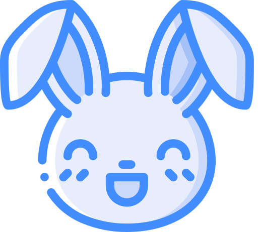 conejo Basic Miscellany Blue icono