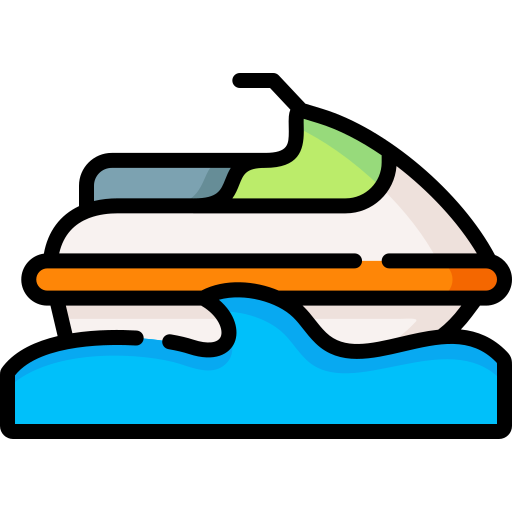 Speed boat Special Lineal color icon