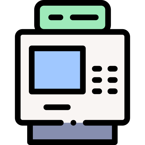 Atm Detailed Rounded Lineal color icon