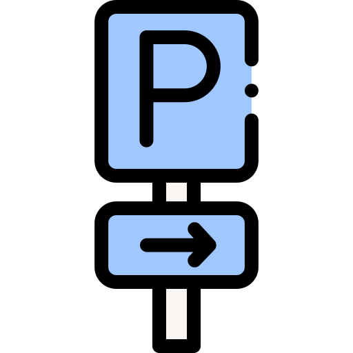 parkplatz Detailed Rounded Lineal color icon