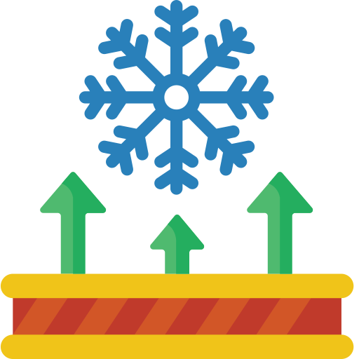 sneeuwbestendige stof Basic Miscellany Flat icoon