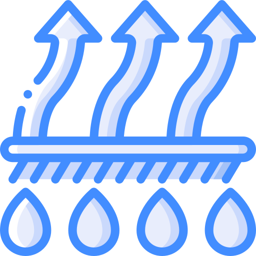 feuchtigkeitstransportierender stoff Basic Miscellany Blue icon
