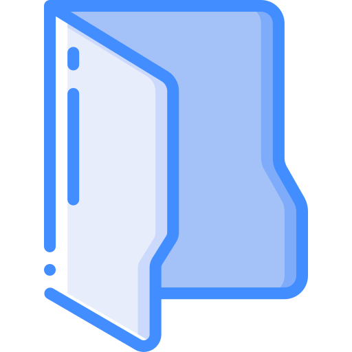 Folder Basic Miscellany Blue icon