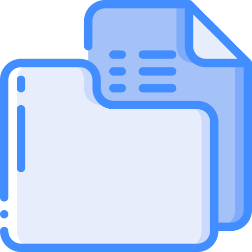 ファイル Basic Miscellany Blue icon