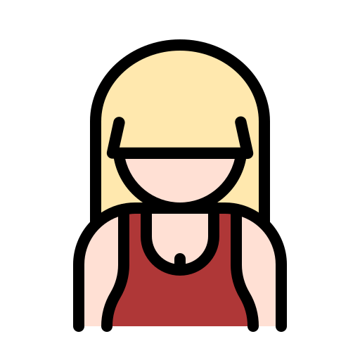 blond Generic Outline Color ikona